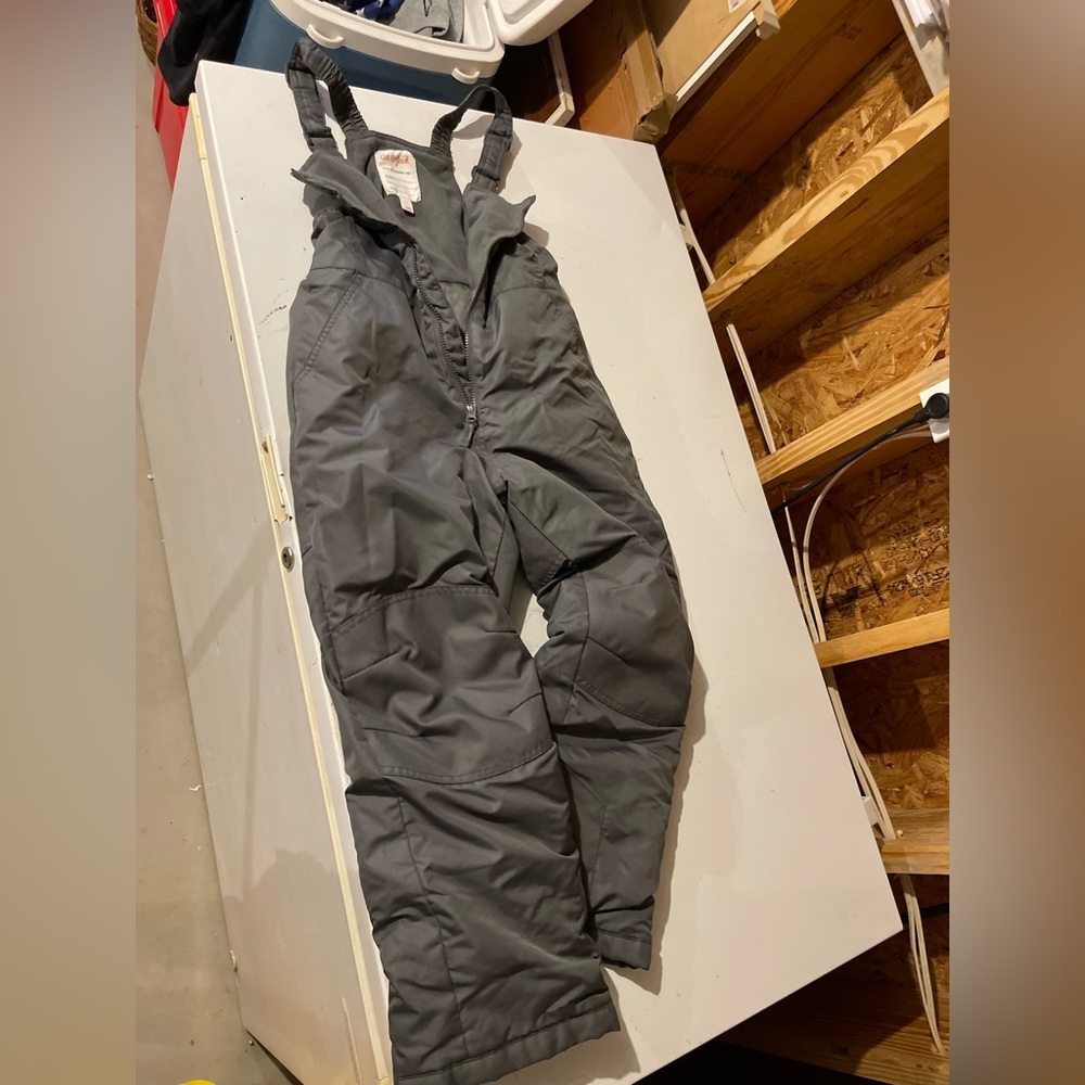 Cat & Jack kids Gray Insulated Snow Bib Pants